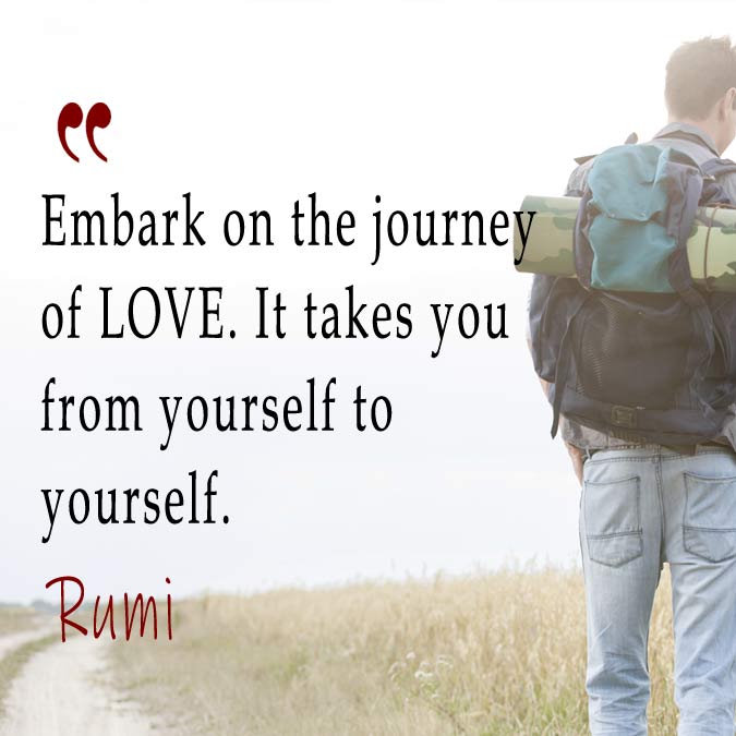 Rumi Travel Quotes love