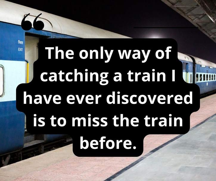 Train travel quotes #15