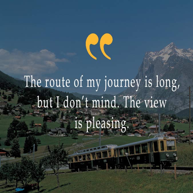 quotes on journey by train