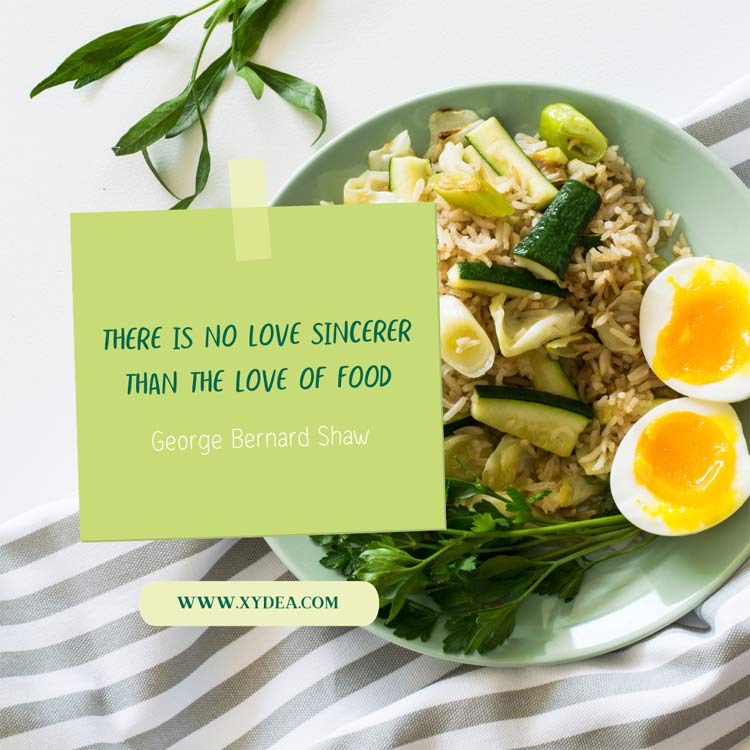 There is no love Food Travel Quote